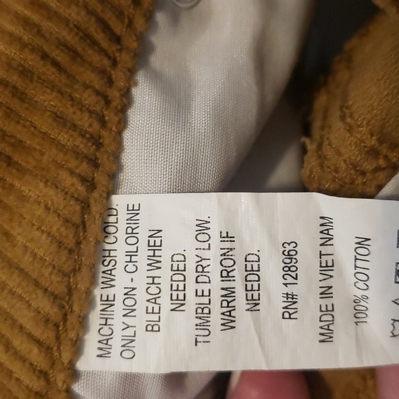 Indigo Rein Rusty/Tan 5-Button Corduroy Skirt, Size 11 - Picture 6 of 7